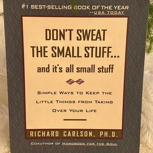 🌸 GONE/SOLD SOLD/ DON’T SWEAT THE SMALL STUFF book